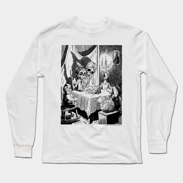 Happy Birthday Long Sleeve T-Shirt by drawmanley